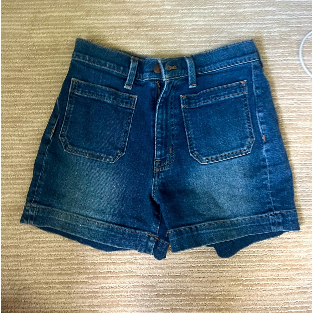 J Crew Mercantile denim shorts, gently used. No visible signs of wear.